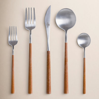 Costa Nova Flatware 5 Pieces Set Mito & Reviews | Wayfair